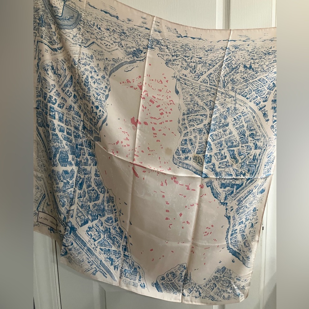 100% Silk scarf large